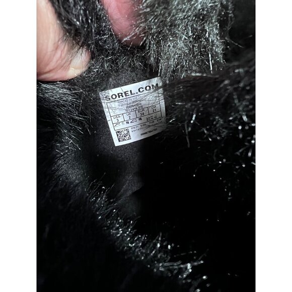 Sorel youth Tonfino II black youth boot size 3 - Picture 7 of 8